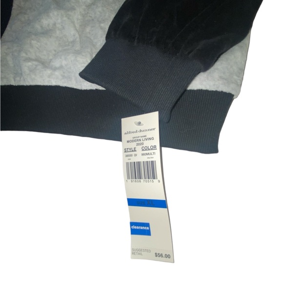 Women’s Alfred dunner shades of gray size XL classy sweatshirt nwts - Picture 5 of 7